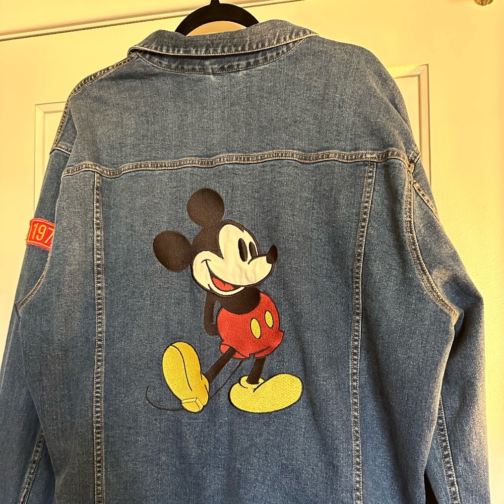 Authentic WDW MICKEY MOUSE DENIM JACKET - UNISEX size XL
